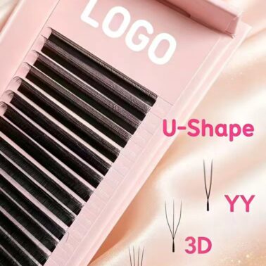 Wholesale Vegan Eyelash Extensions | YY W U Shape CC Volume | Natural Matte Look | Custom Logo Available
